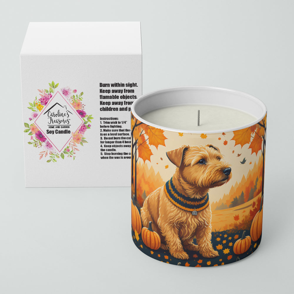 Lakeland Terrier Fall Decorative Soy Candle