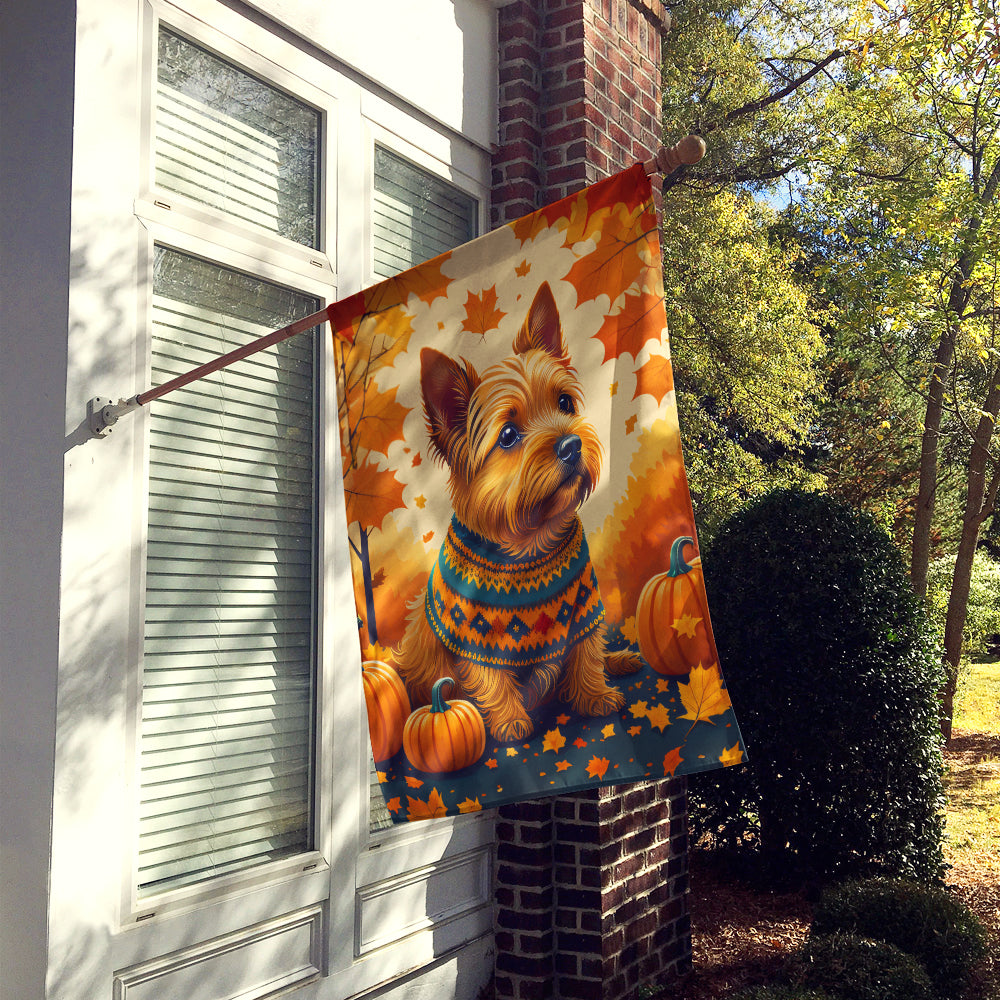 Buy this Norwich Terrier Fall House Flag