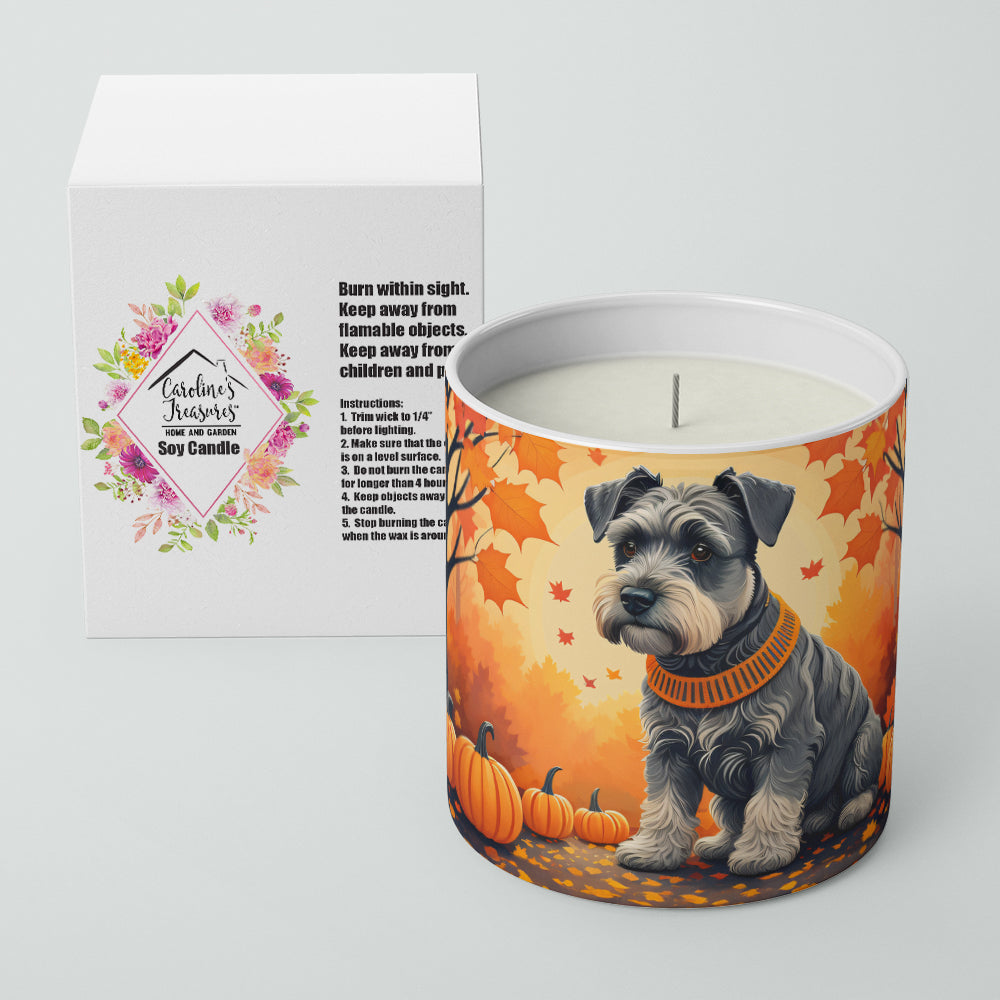 Buy this Schnauzer Fall Decorative Soy Candle