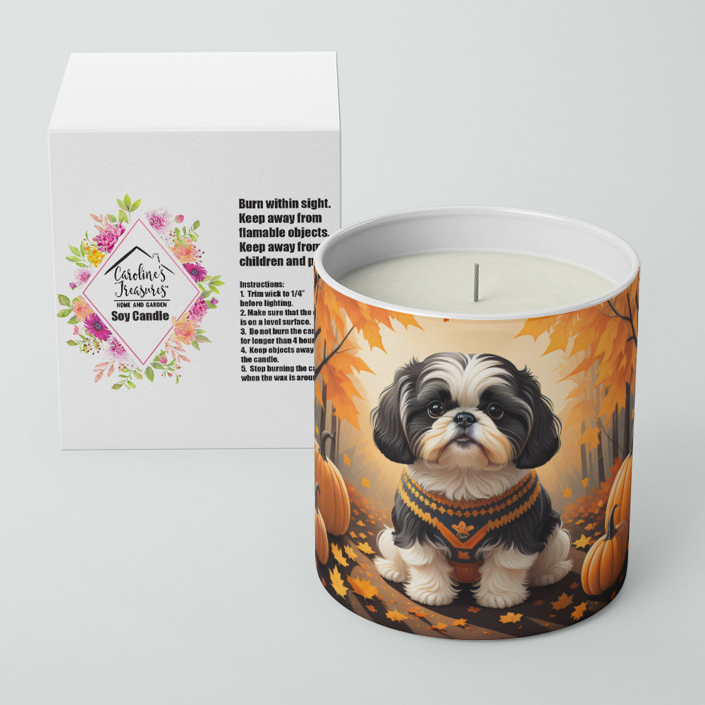 Buy this Shih Tzu Fall Decorative Soy Candle