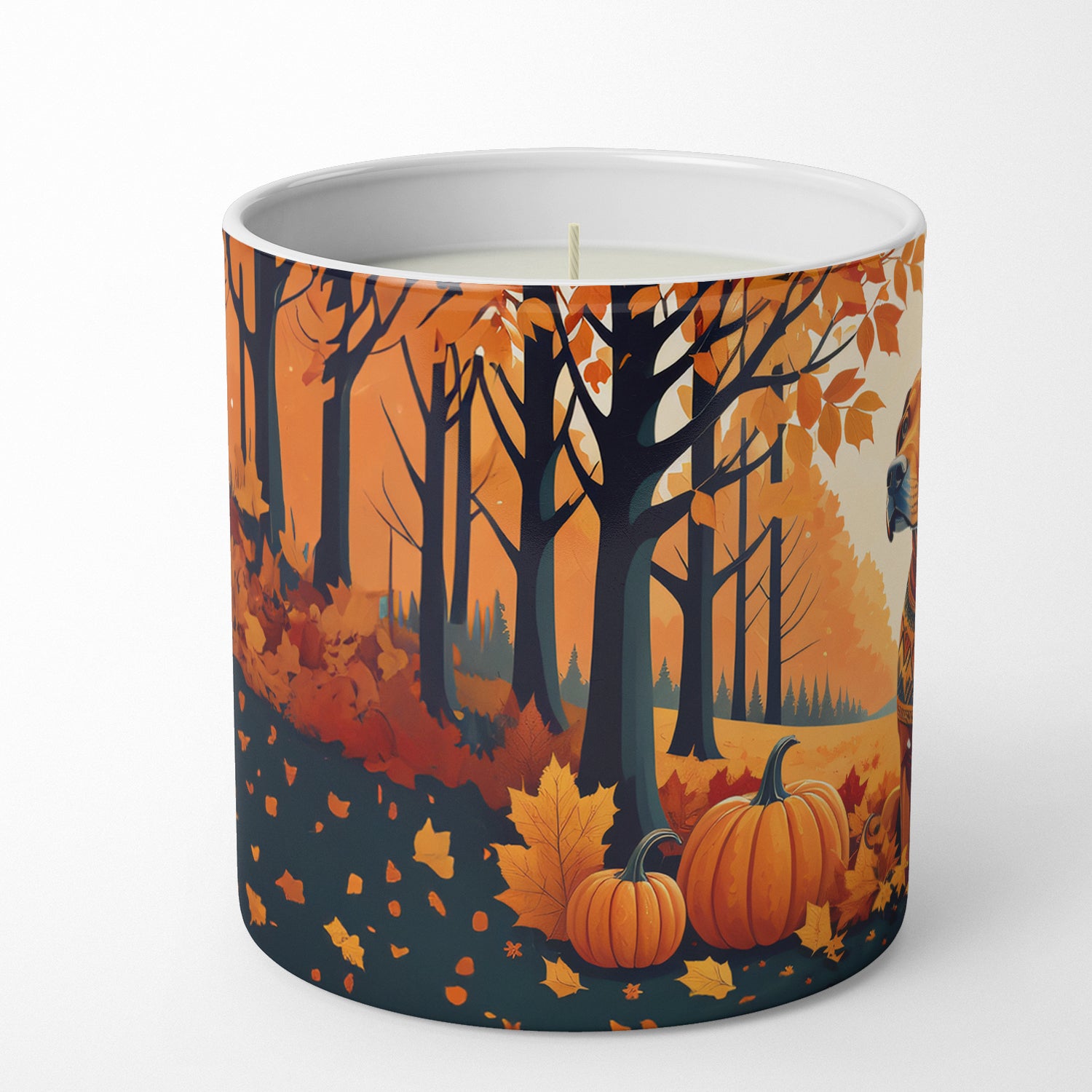 Vizsla Fall Decorative Soy Candle