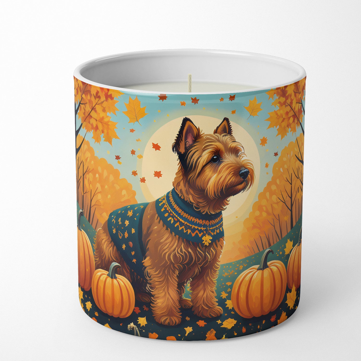 Buy this Welsh Terrier Fall Decorative Soy Candle