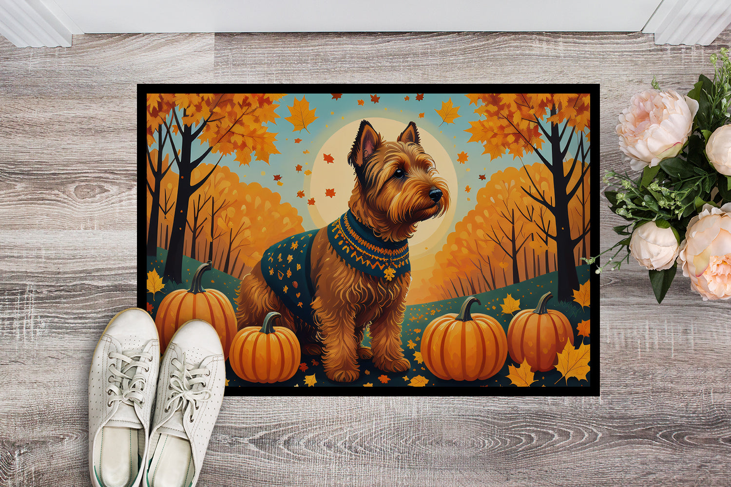 Buy this Welsh Terrier Fall Doormat 18x27