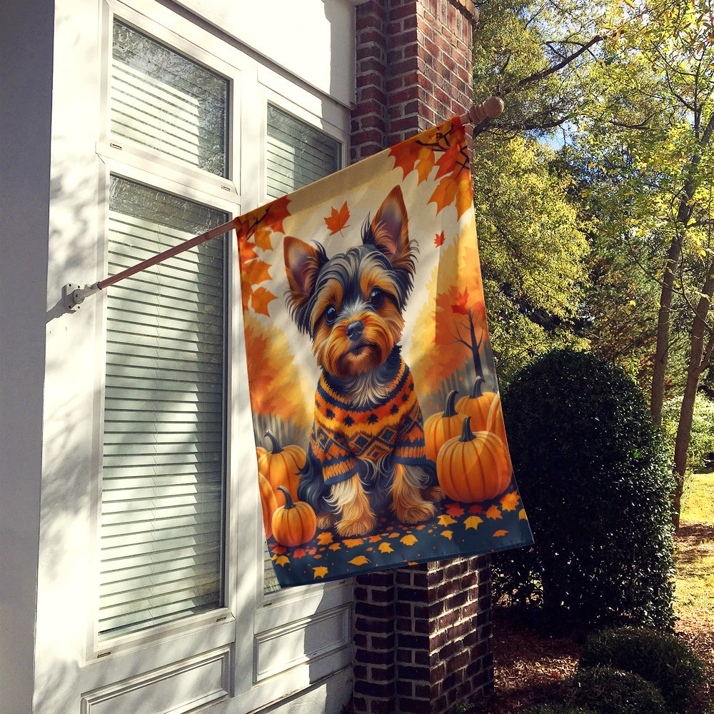 Buy this Yorkshire Terrier Fall House Flag