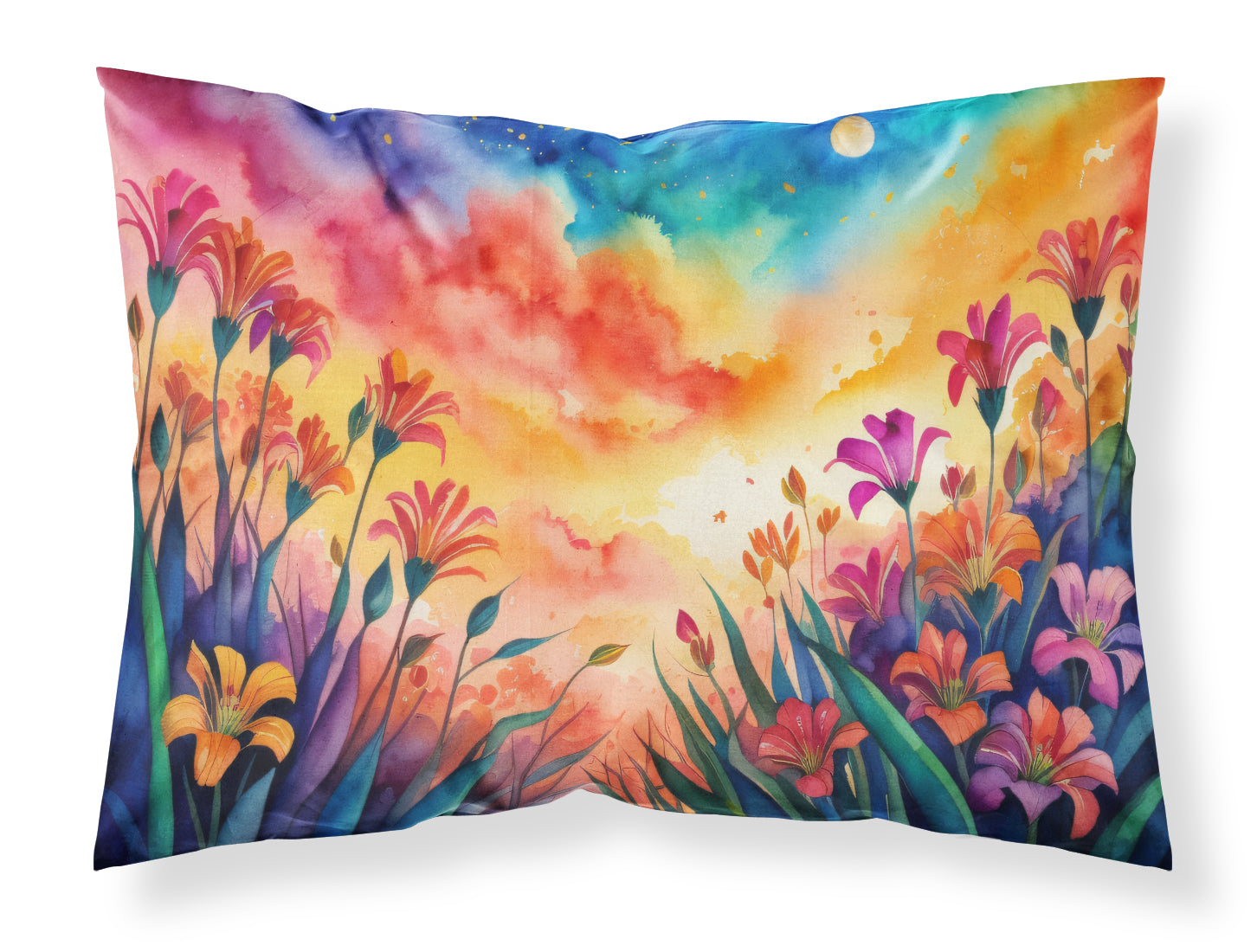 Buy this Alstroemerias in Color Fabric Standard Pillowcase
