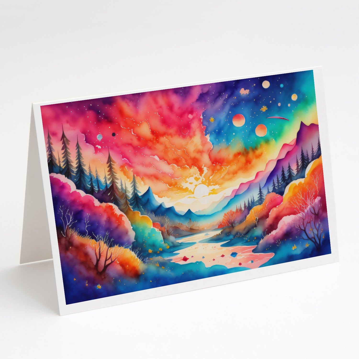Buy this Amaranths in Color Greeting Cards and Envelopes Pack of 8