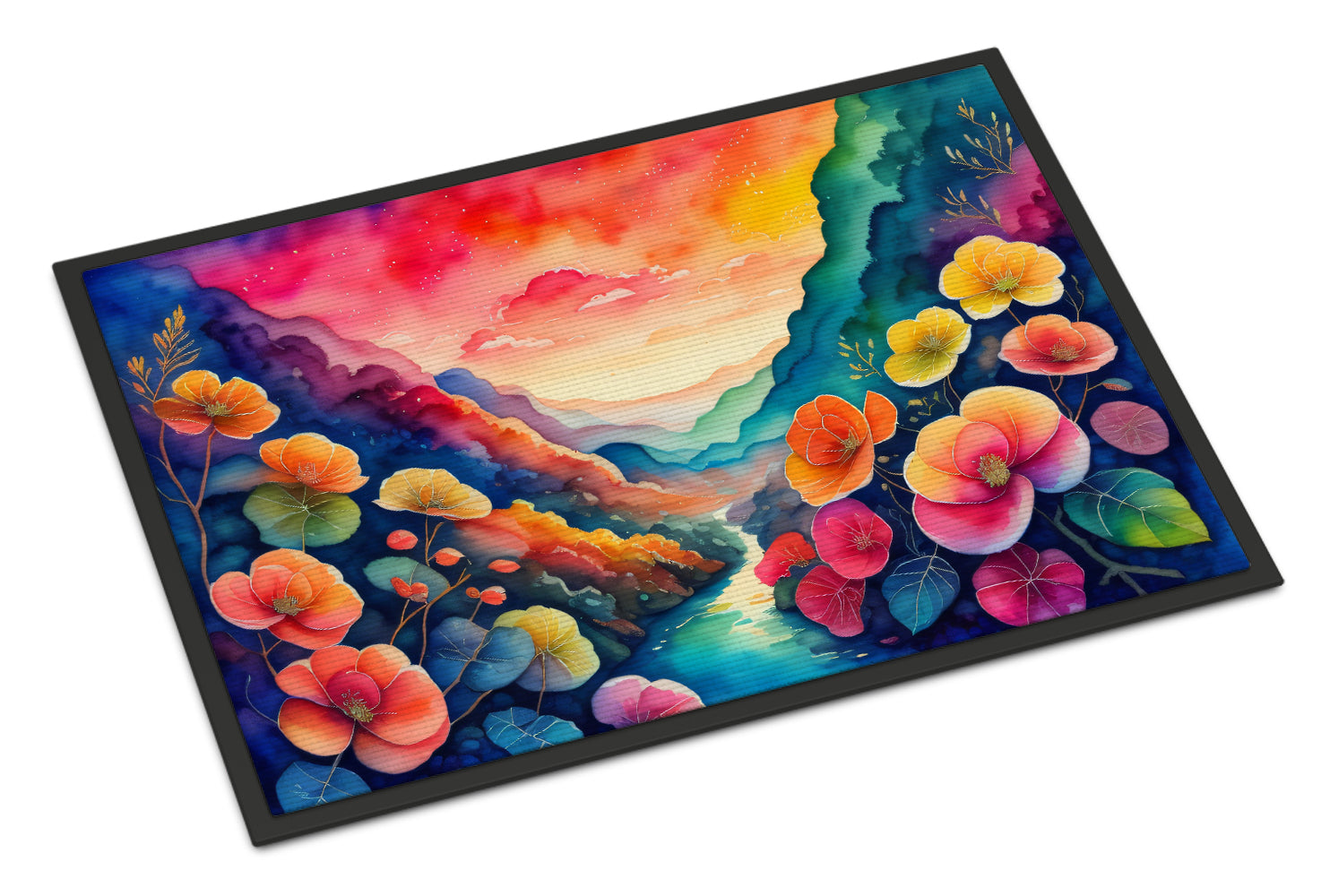 Buy this Begonias in Color Doormat 18x27