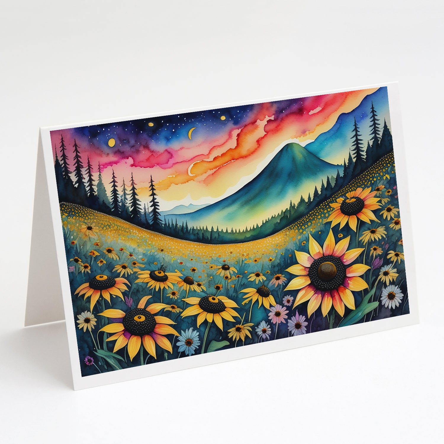 Buy this Black-eyed Susans in Color Greeting Cards and Envelopes Pack of 8