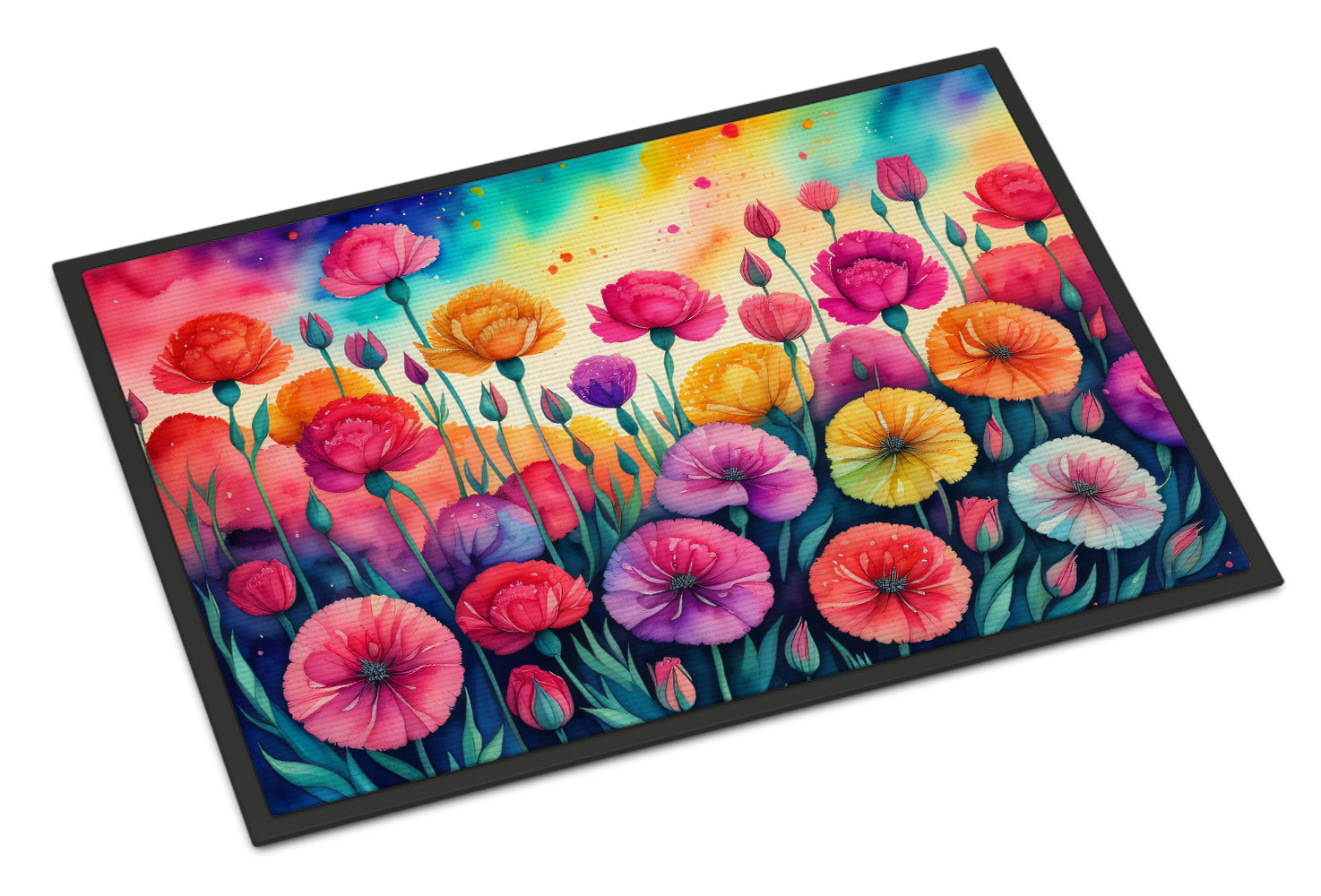 Buy this Carnations in Color Indoor or Outdoor Mat 24x36