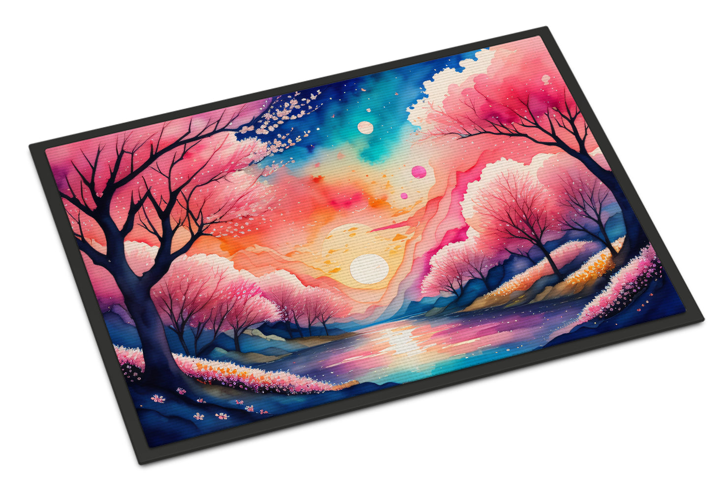 Buy this Cherry Blossom in Color Indoor or Outdoor Mat 24x36