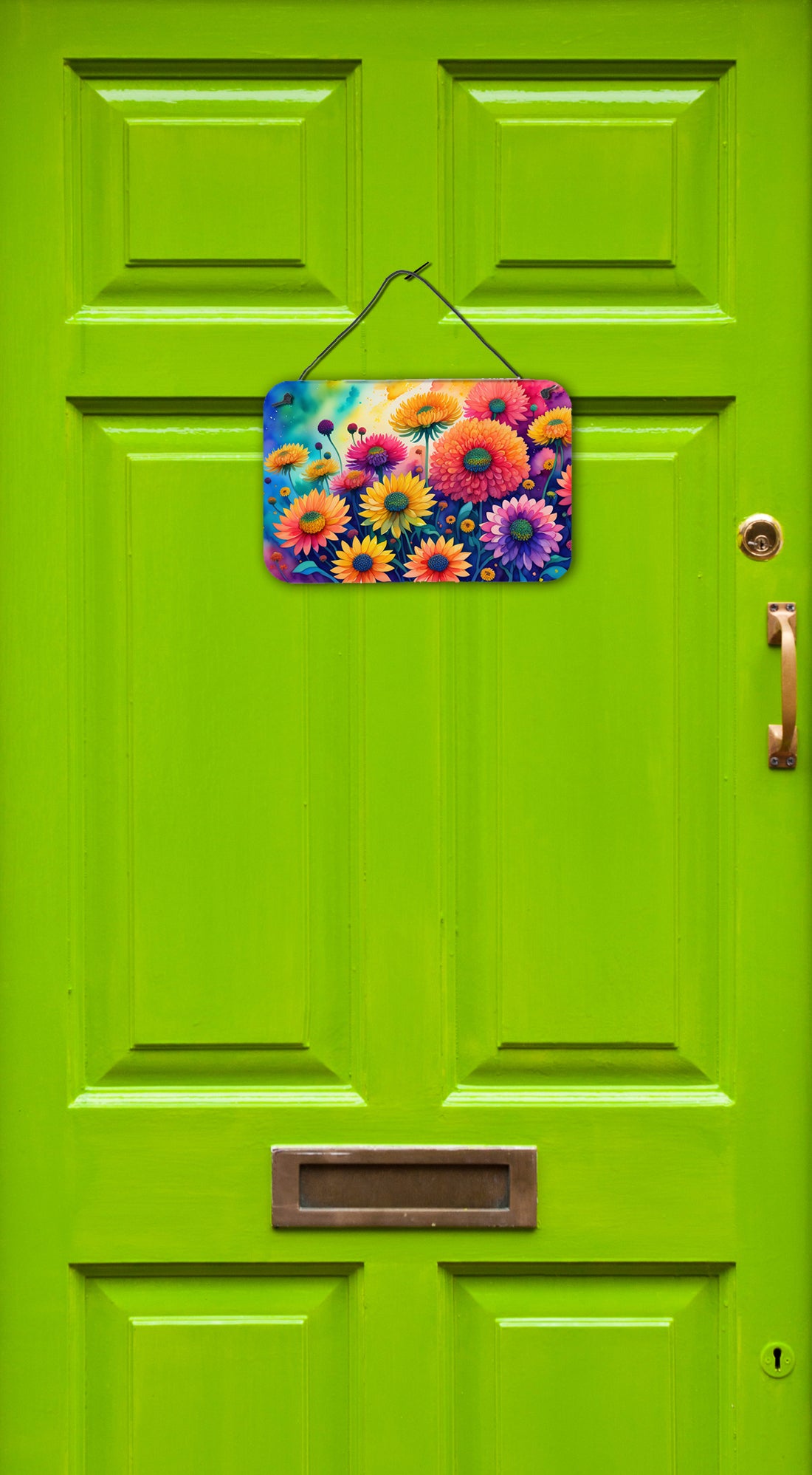 Buy this Chrysanthemums in Color Wall or Door Hanging Prints