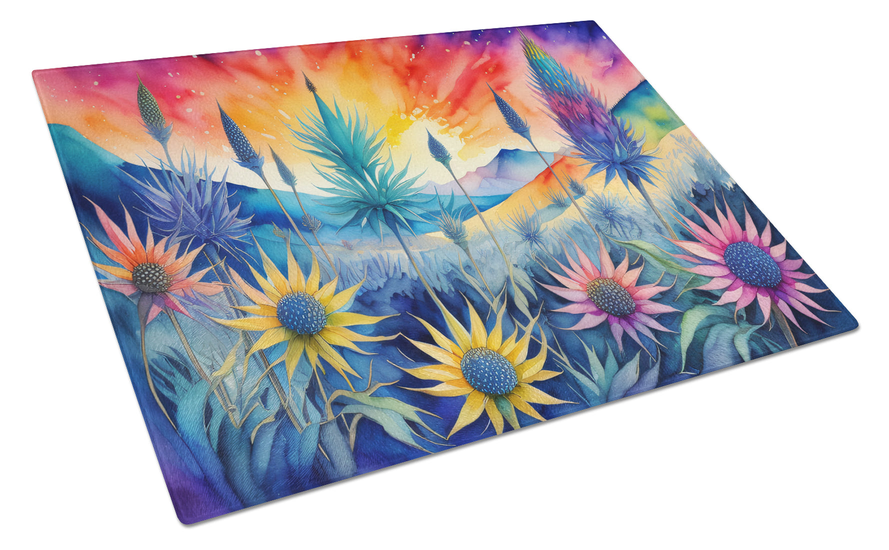 Buy this Eryngium in Color Glass Cutting Board Large