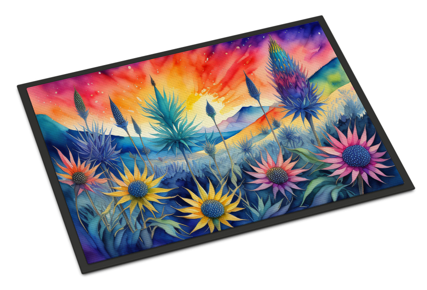 Buy this Eryngium in Color Doormat 18x27
