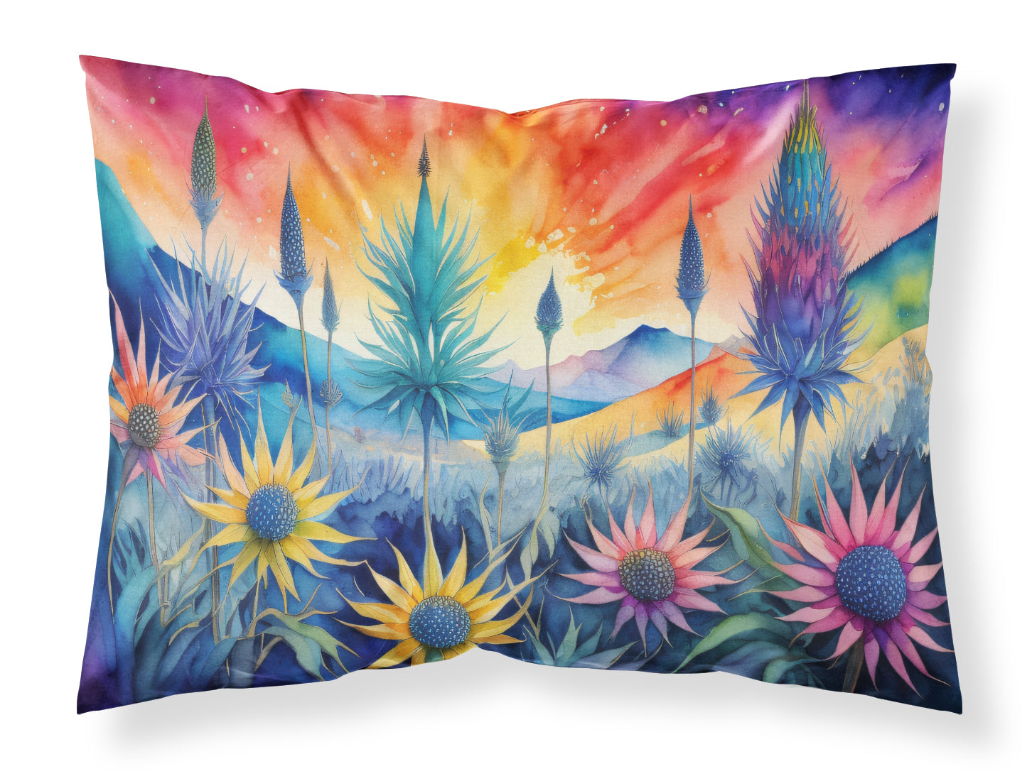 Buy this Eryngium in Color Fabric Standard Pillowcase