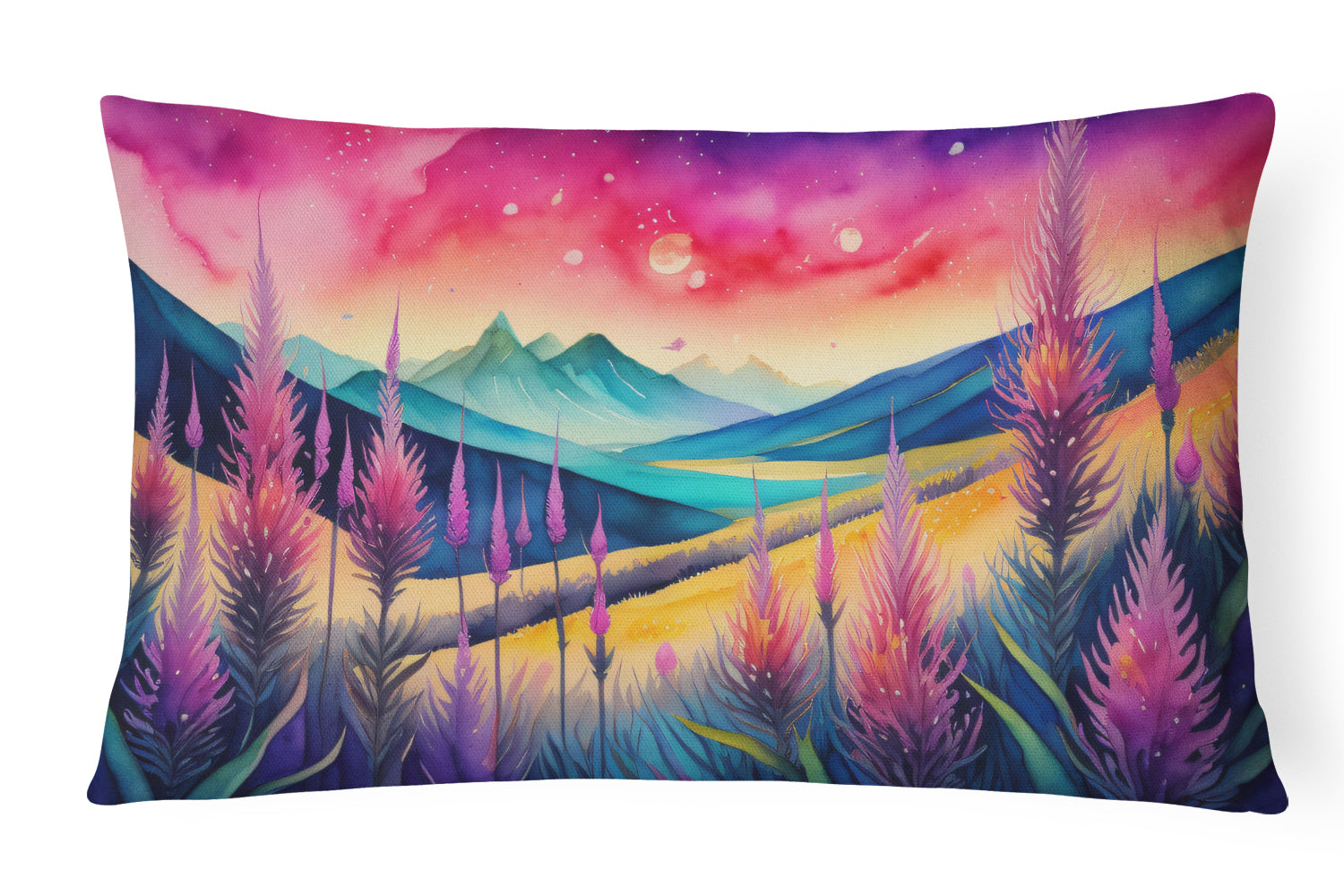 Buy this Liatris in Color Fabric Decorative Pillow