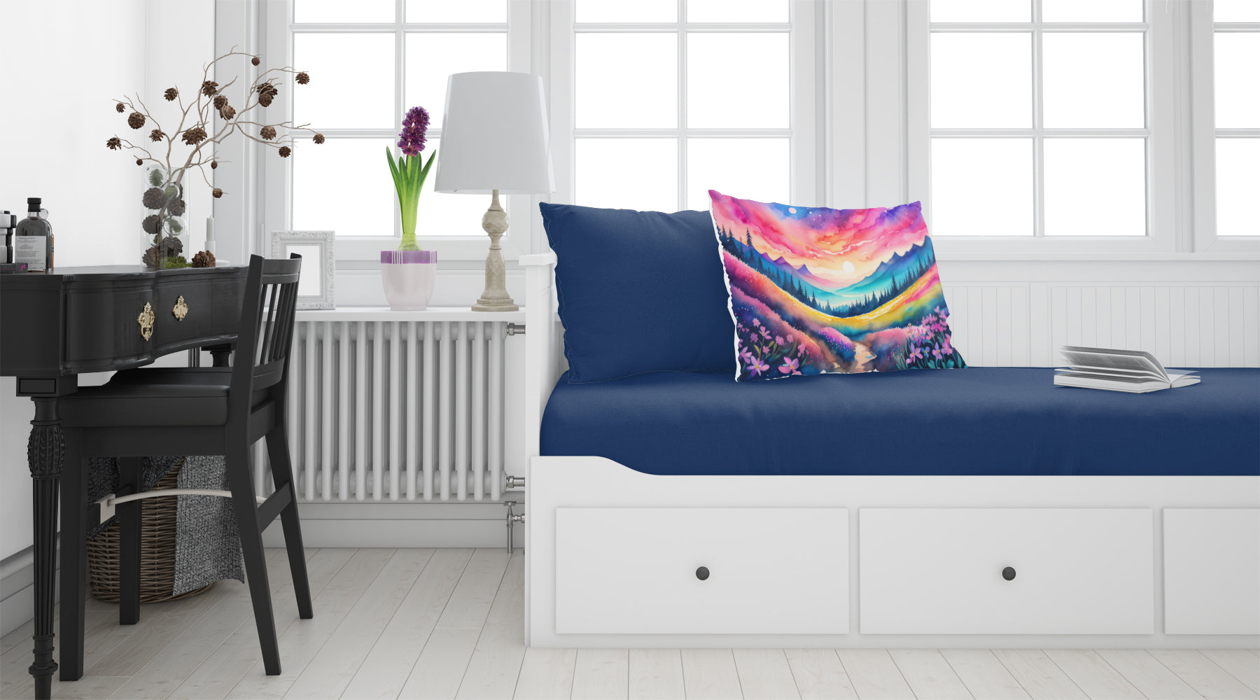 Buy this Phlox in Color Fabric Standard Pillowcase