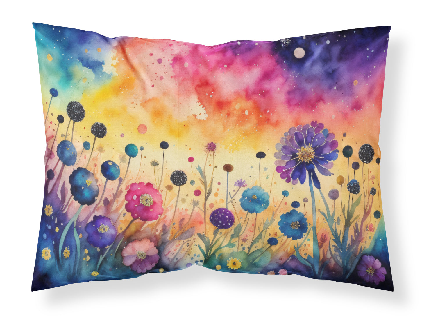 Buy this Scabiosa in Color Fabric Standard Pillowcase