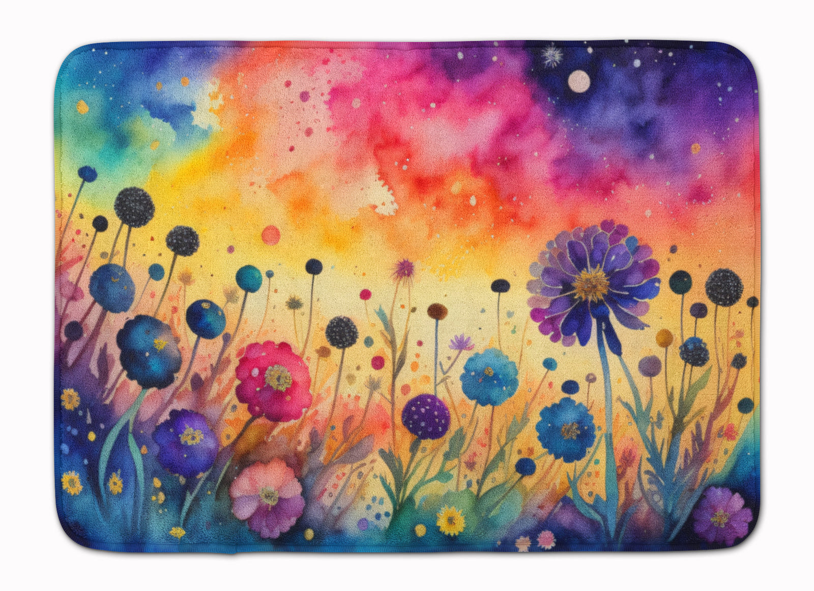 Buy this Scabiosa in Color Memory Foam Kitchen Mat