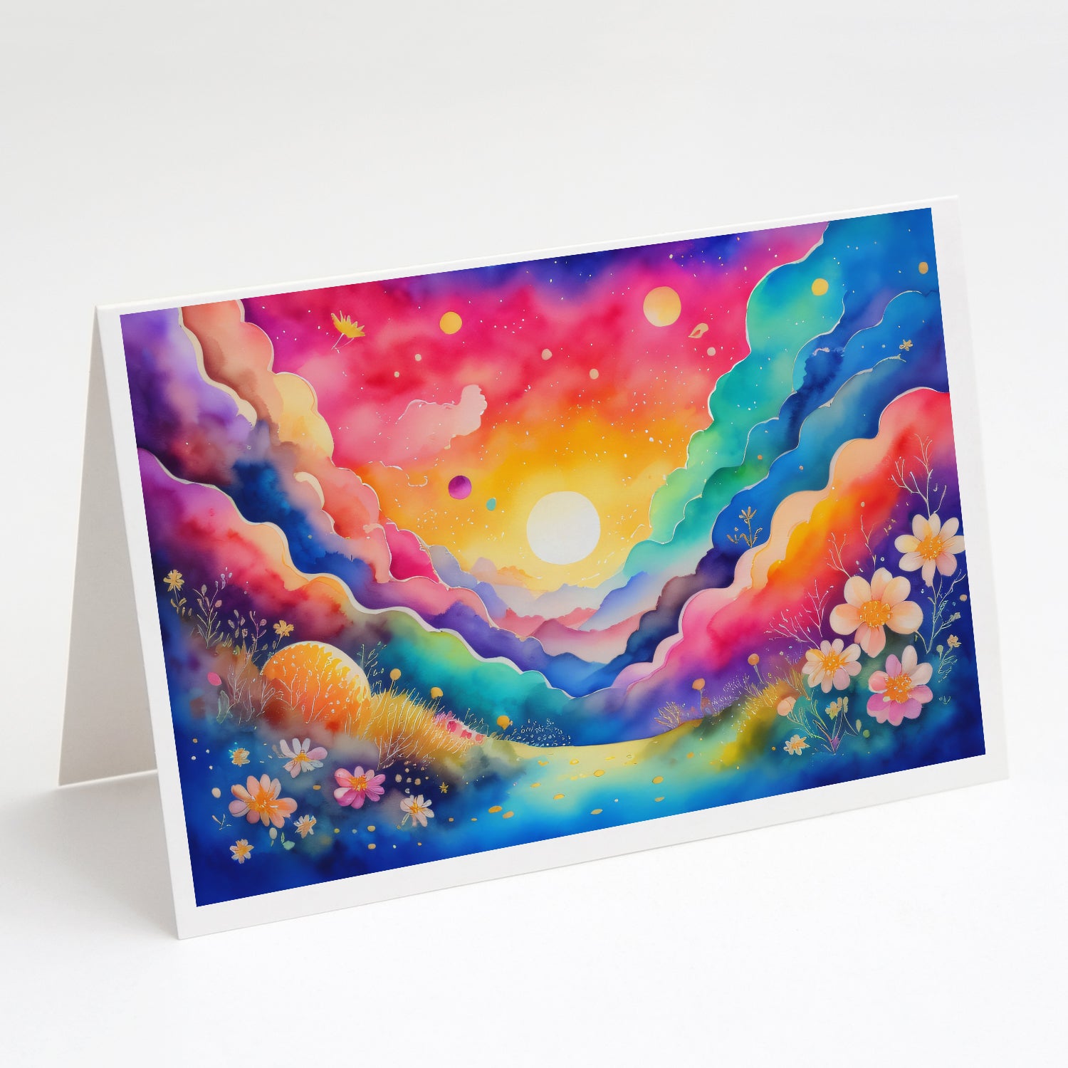 Buy this Stock, or Gillyflower in Color Greeting Cards and Envelopes Pack of 8