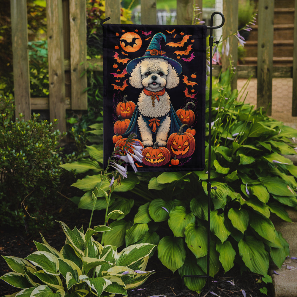 Buy this Bichon Frise Witchy Halloween Garden Flag