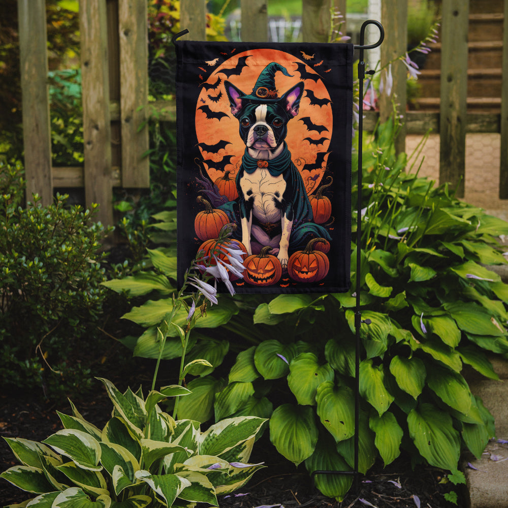 Buy this Boston Terrier Witchy Halloween Garden Flag