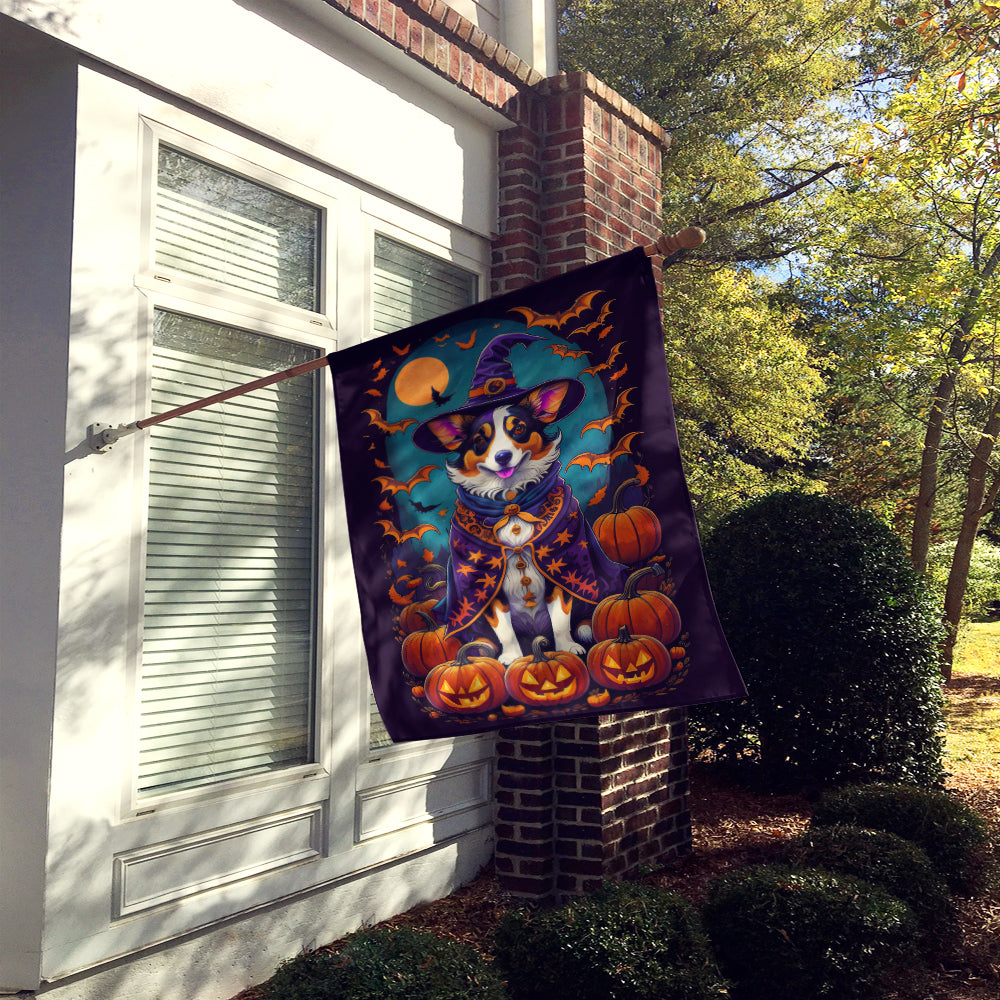 Buy this Corgi Witchy Halloween House Flag