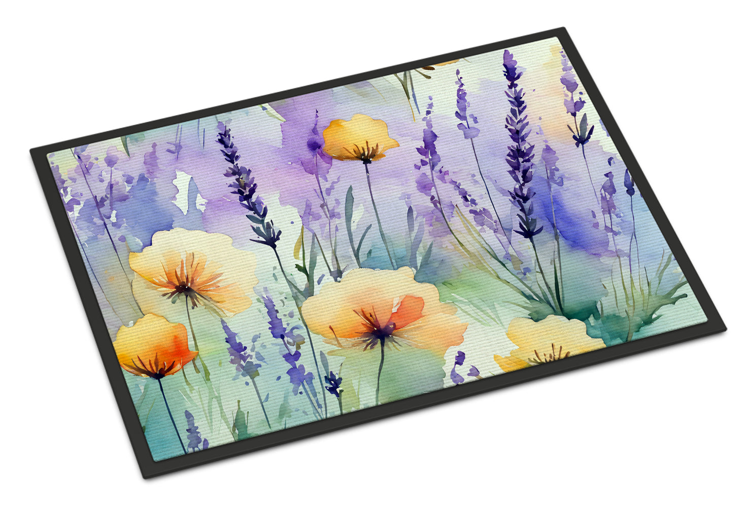 Buy this Lavender in Watercolor Doormat 18x27