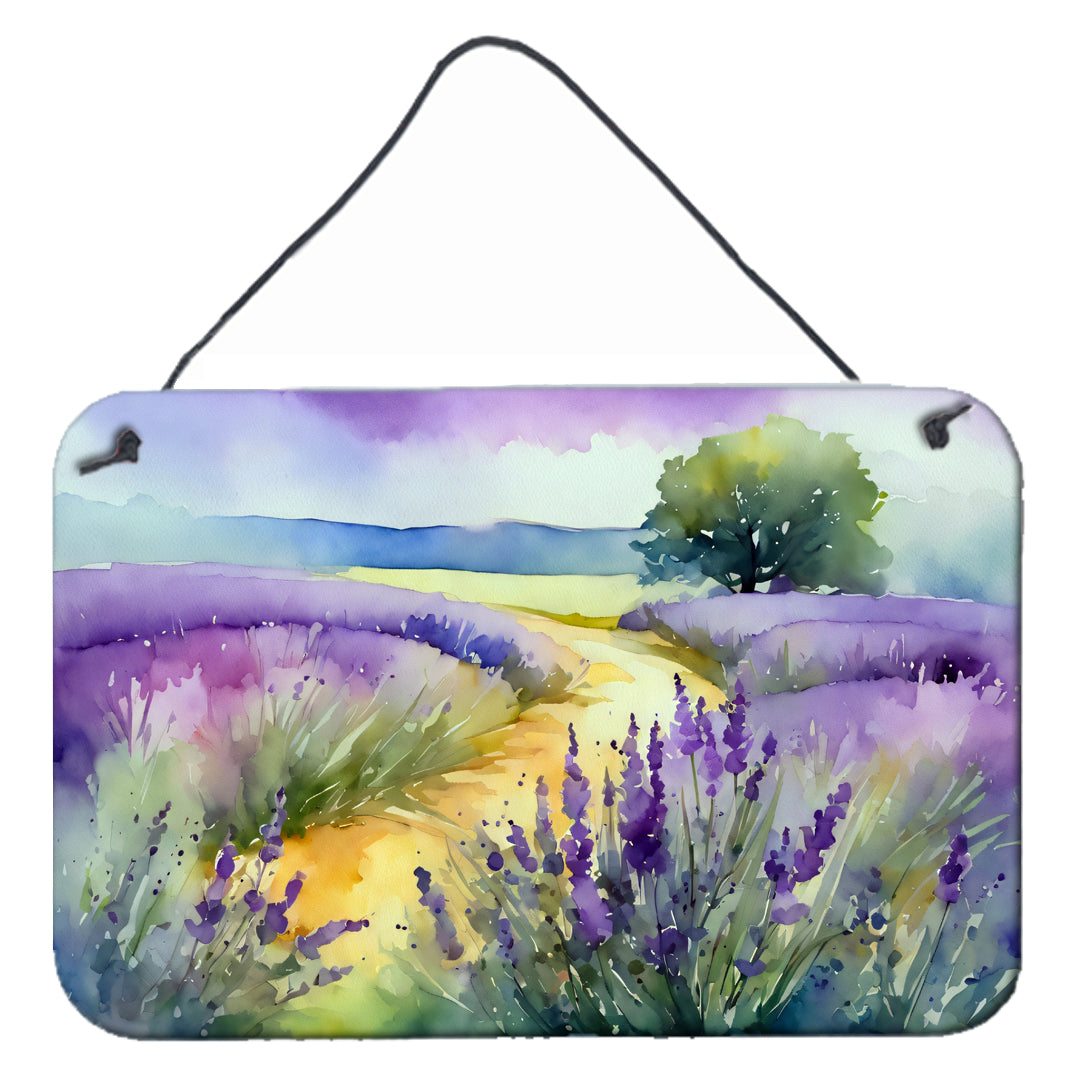 Buy this Lavender in Watercolor Wall or Door Hanging Prints