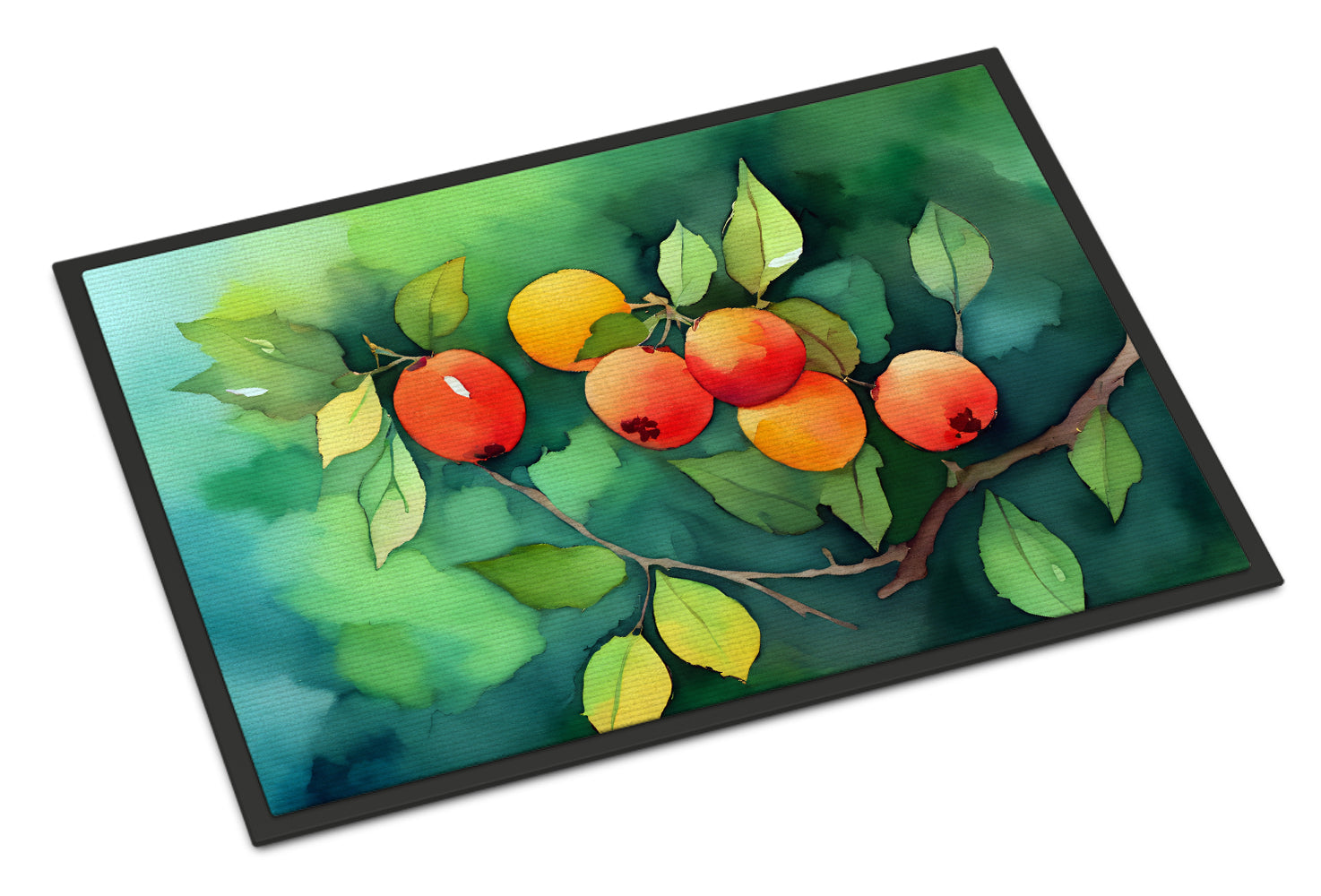 Buy this Missouri Hawthorns in Watercolor Doormat 18x27