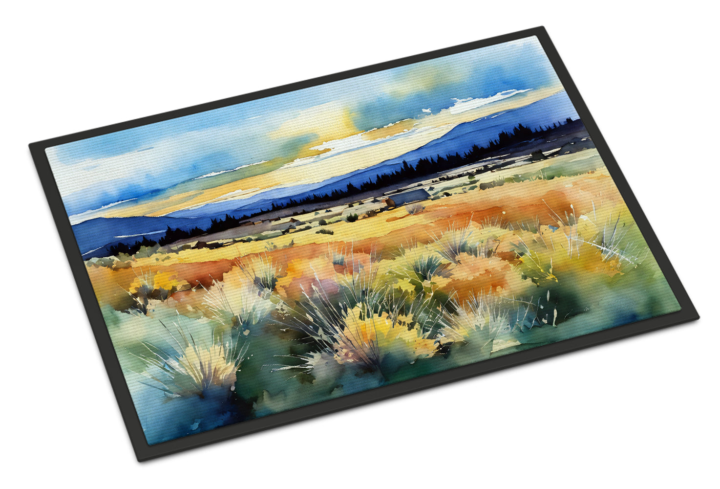 Buy this Nevada Sagebrush in Watercolor Doormat 18x27