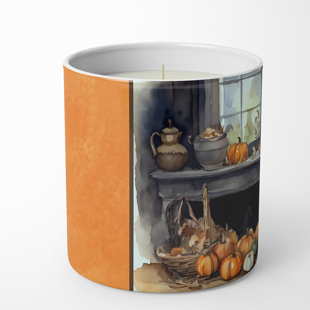Australian Terrier Fall Kitchen Pumpkins Decorative Soy Candle