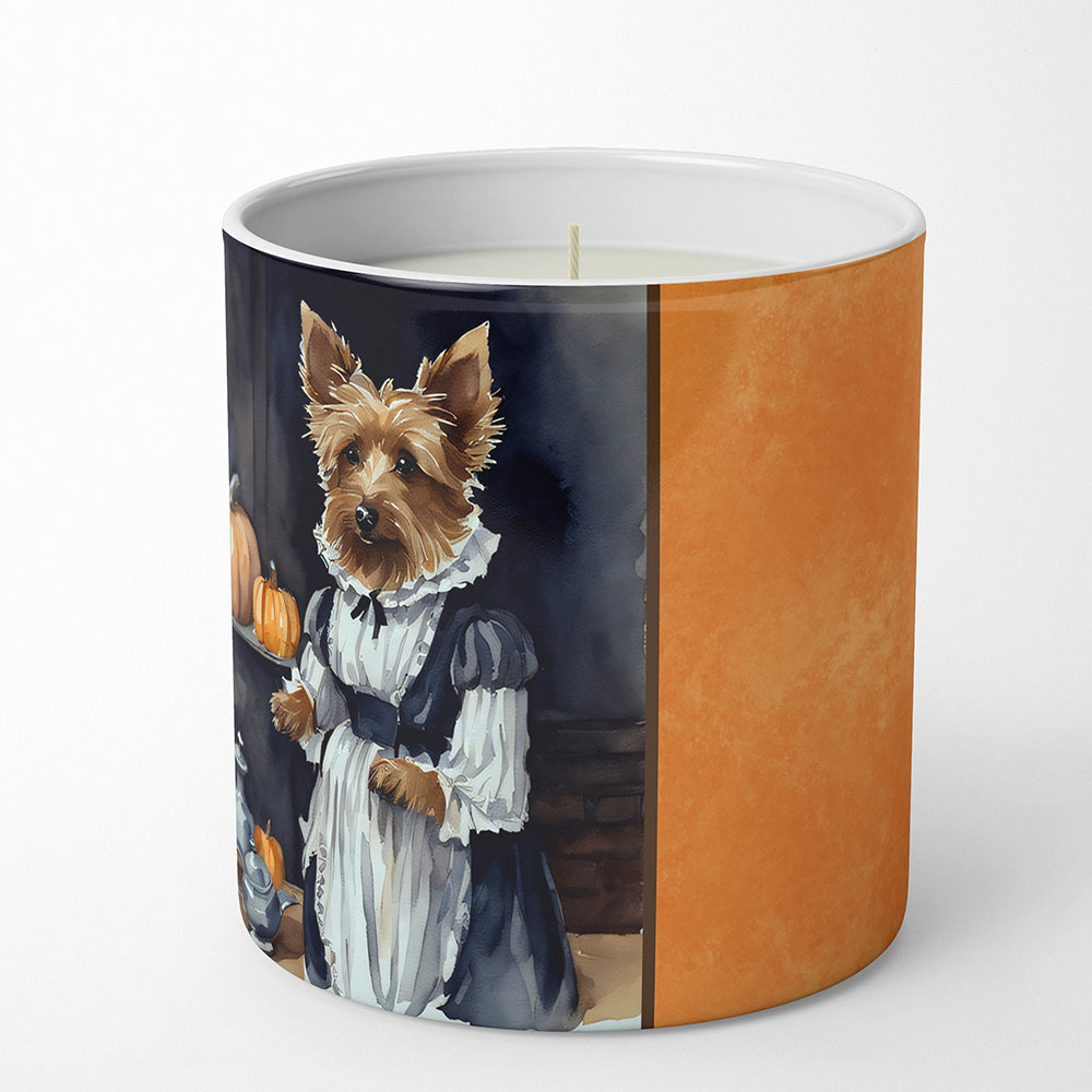 Australian Terrier Fall Kitchen Pumpkins Decorative Soy Candle