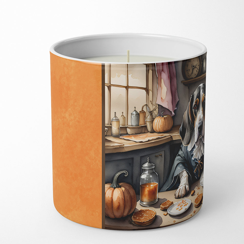 Buy this Basset Hound Fall Kitchen Pumpkins Decorative Soy Candle