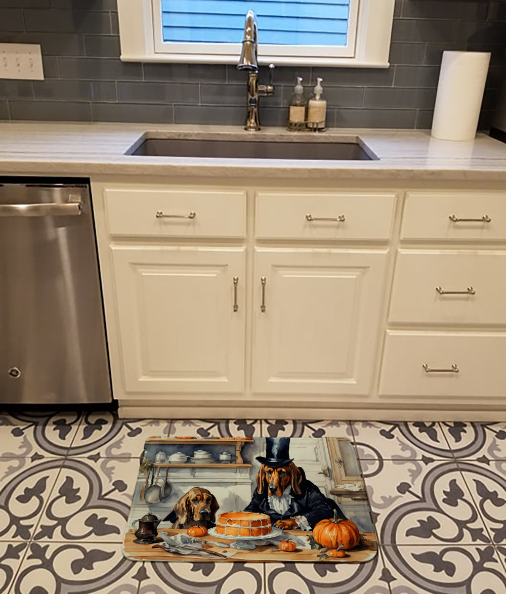 Buy this Bloodhound Fall Kitchen Pumpkins Memory Foam Kitchen Mat