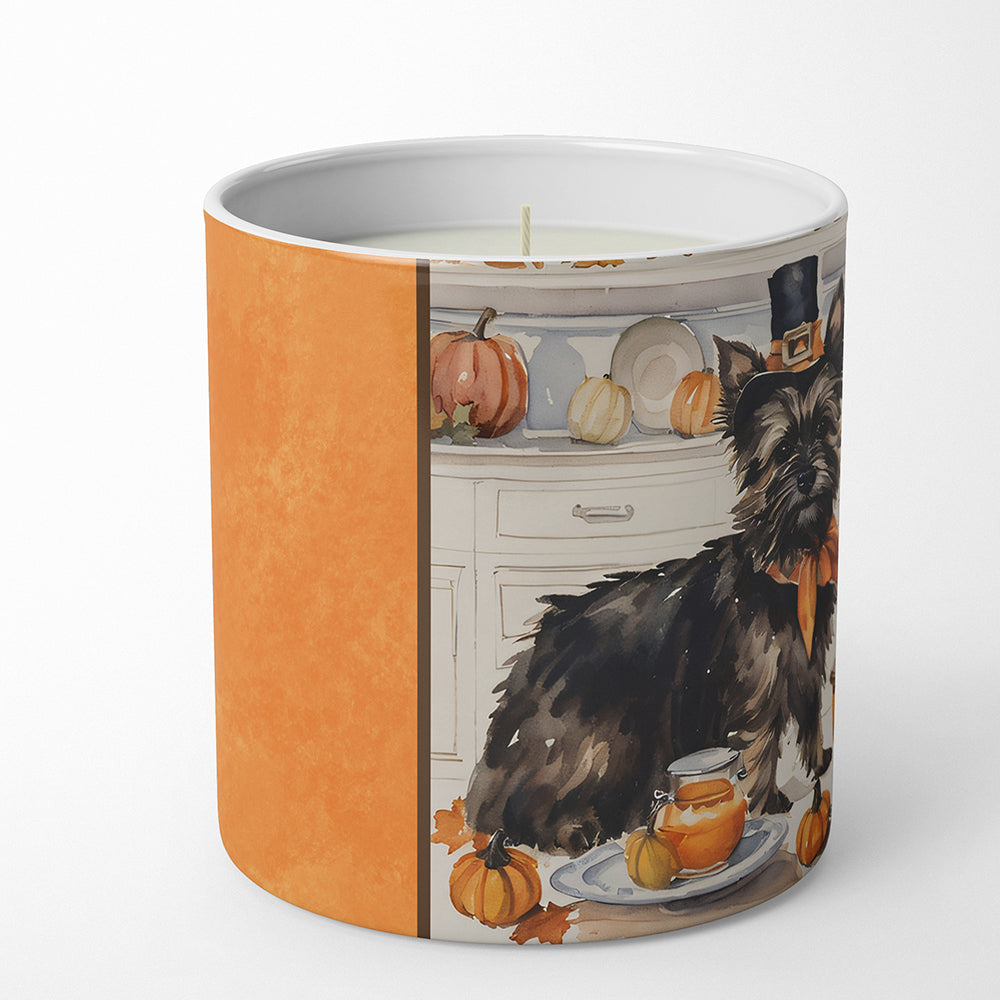 Buy this Cairn Terrier Fall Kitchen Pumpkins Decorative Soy Candle