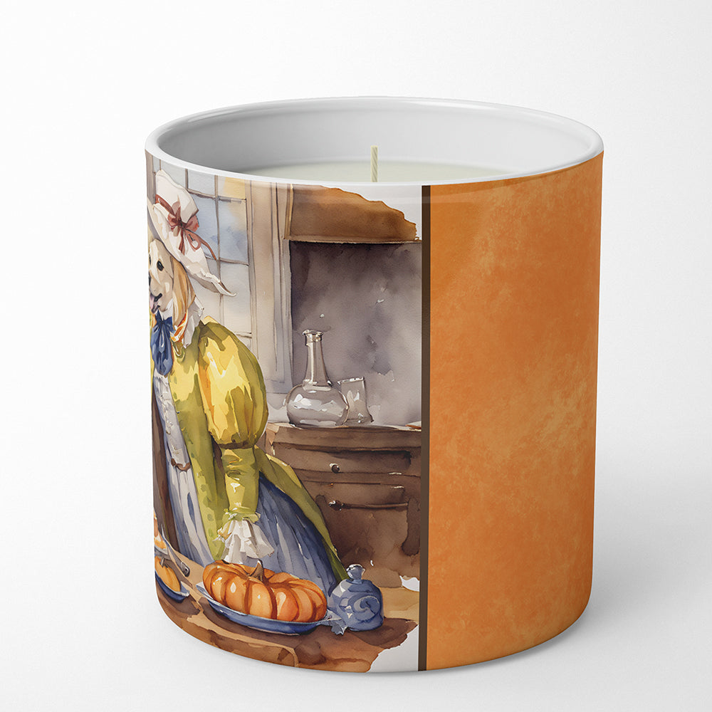 Yellow Lab Fall Kitchen Pumpkins Decorative Soy Candle