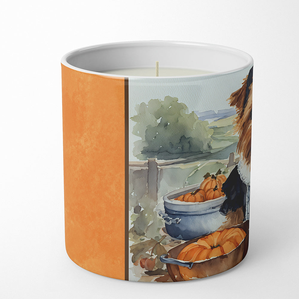 Buy this Norfolk Terrier Fall Kitchen Pumpkins Decorative Soy Candle