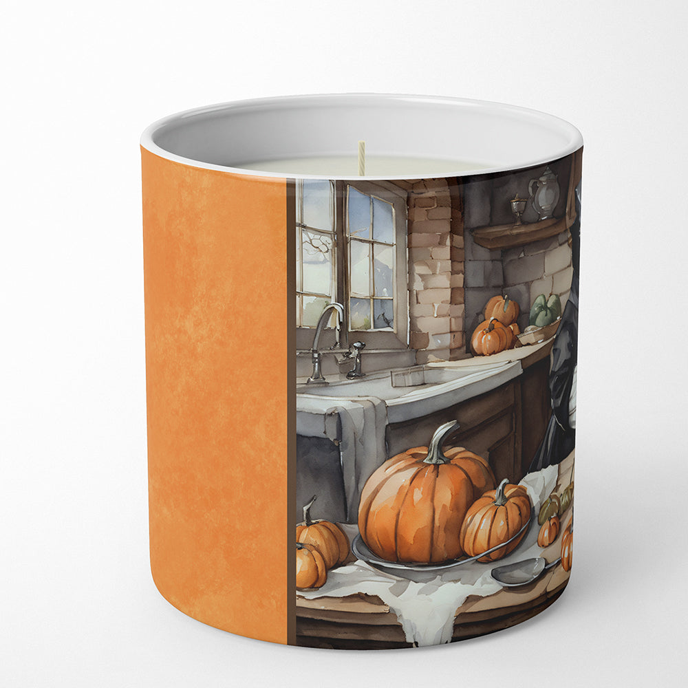 Buy this Schnauzer Fall Kitchen Pumpkins Decorative Soy Candle