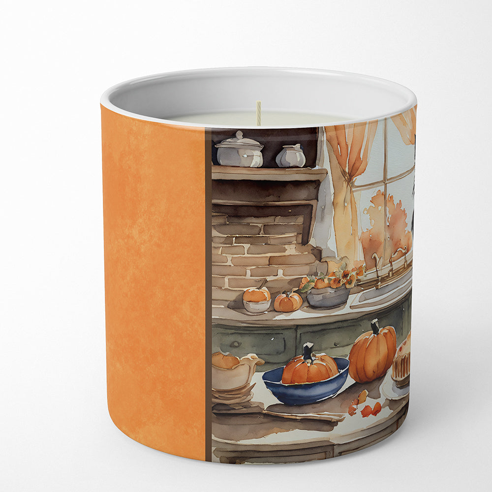 Scottish Terrier Fall Kitchen Pumpkins Decorative Soy Candle