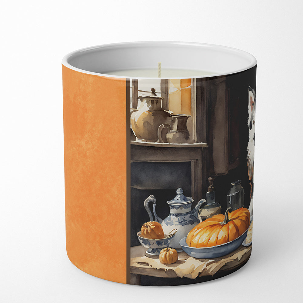 Buy this Siberian Husky Fall Kitchen Pumpkins Decorative Soy Candle