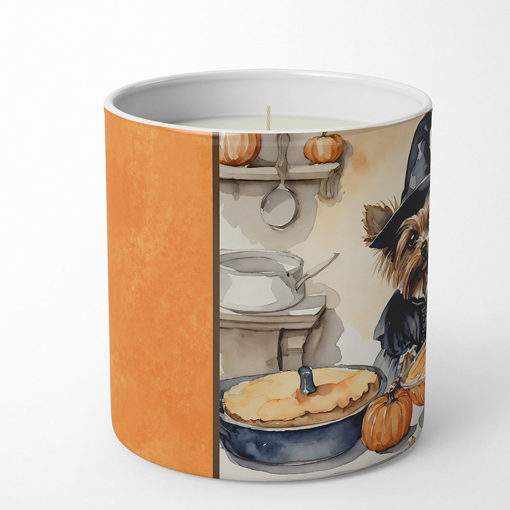 Yorkie Fall Kitchen Pumpkins Decorative Soy Candle
