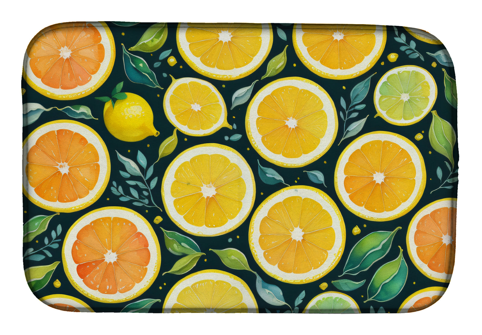 Buy this Colorful Lemons Dish Drying Mat