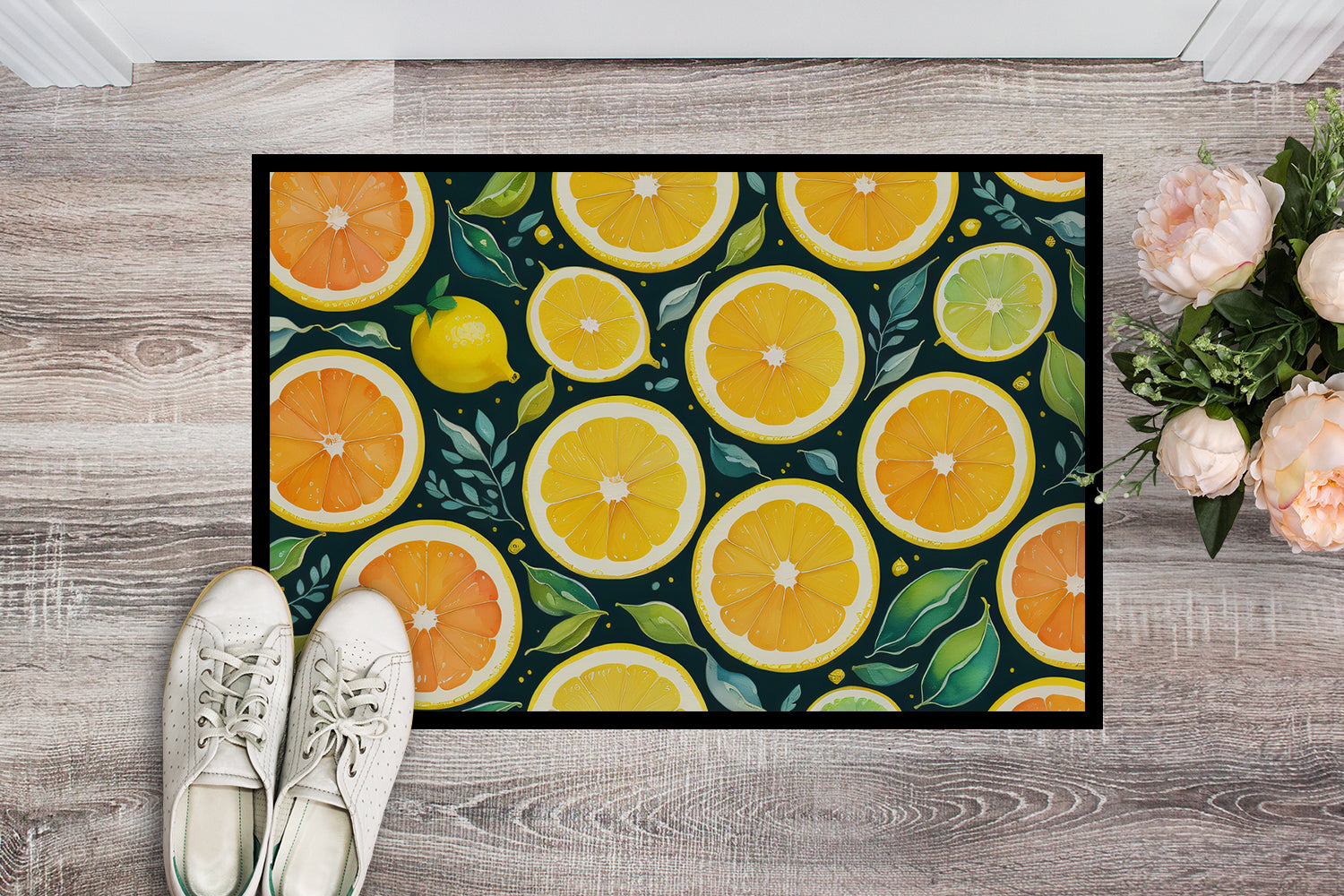 Buy this Colorful Lemons Doormat 18x27