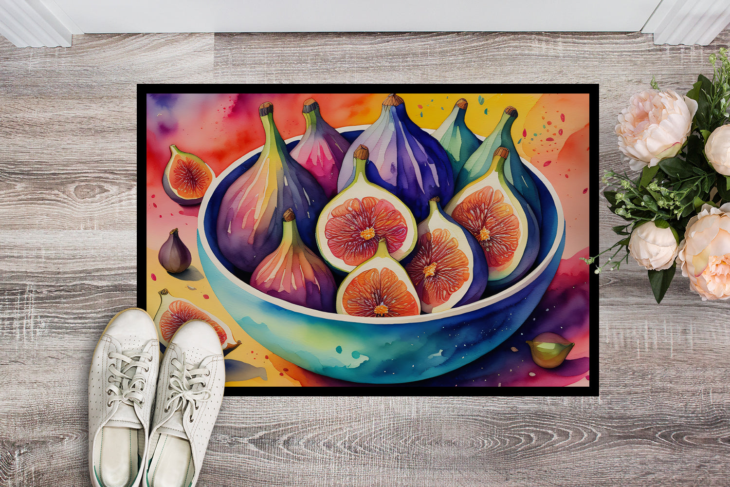 Buy this Colorful Figs Indoor or Outdoor Mat 24x36