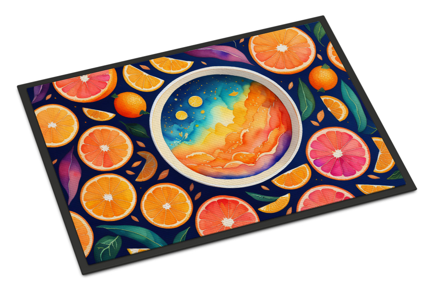 Buy this Colorful Oranges Indoor or Outdoor Mat 24x36