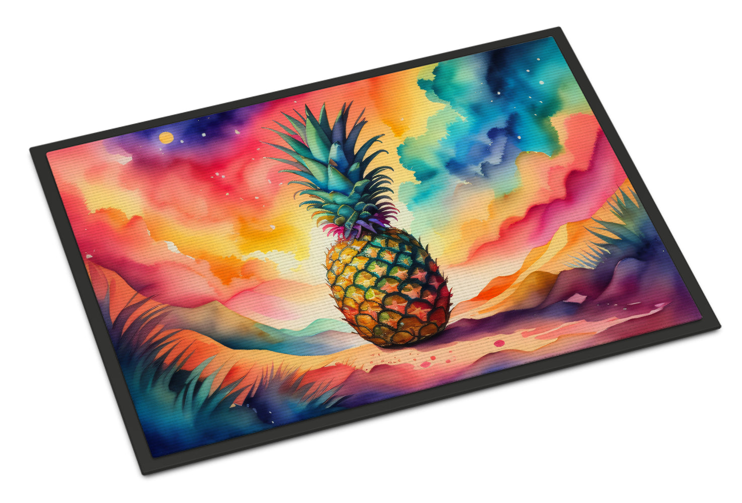 Buy this Colorful Pineapple Doormat 18x27