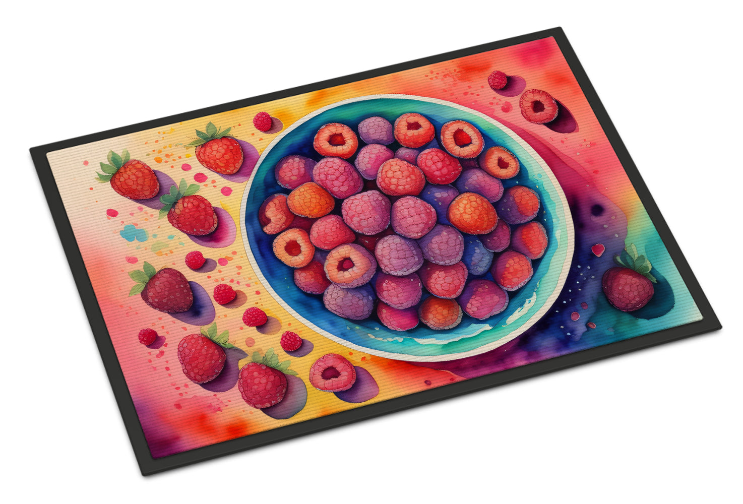Buy this Colorful Raspberries Doormat 18x27