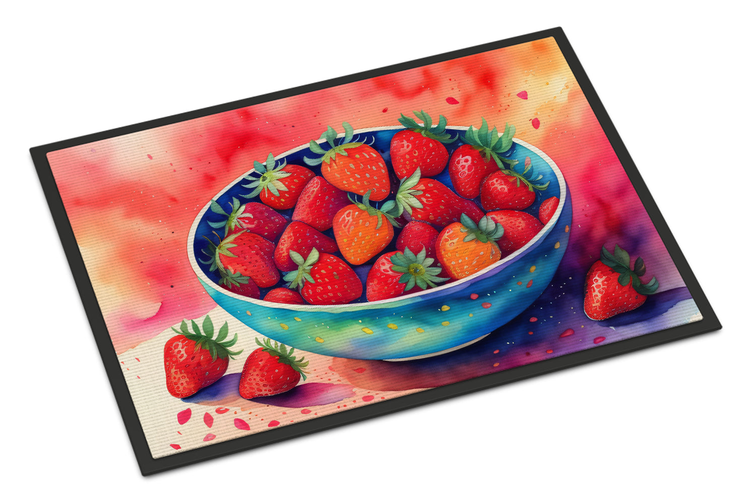 Buy this Colorful Strawberries Doormat 18x27