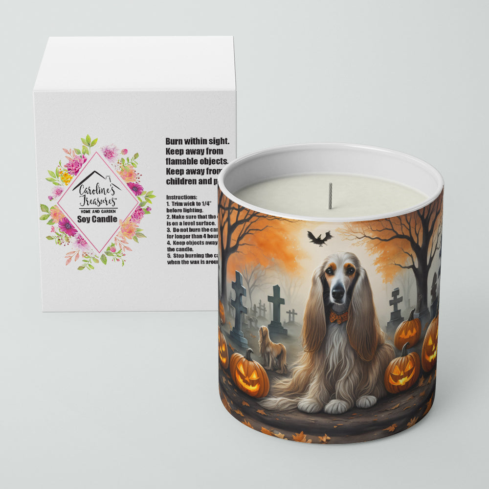 Buy this Afghan Hound Spooky Halloween Decorative Soy Candle