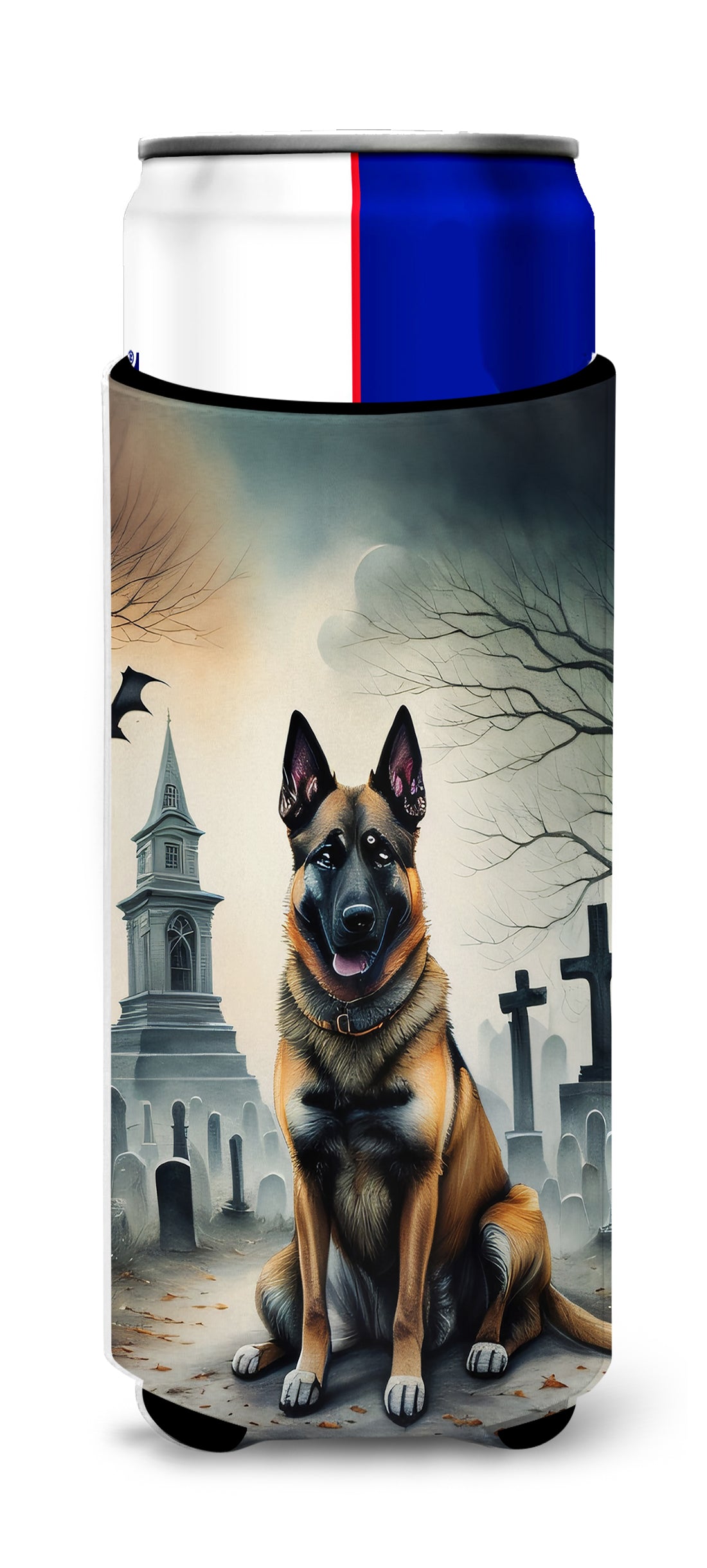 Buy this Belgian Malinois Spooky Halloween Hugger for Ultra Slim Cans
